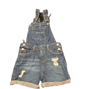 DKNY Kids Blue Denim Overalls